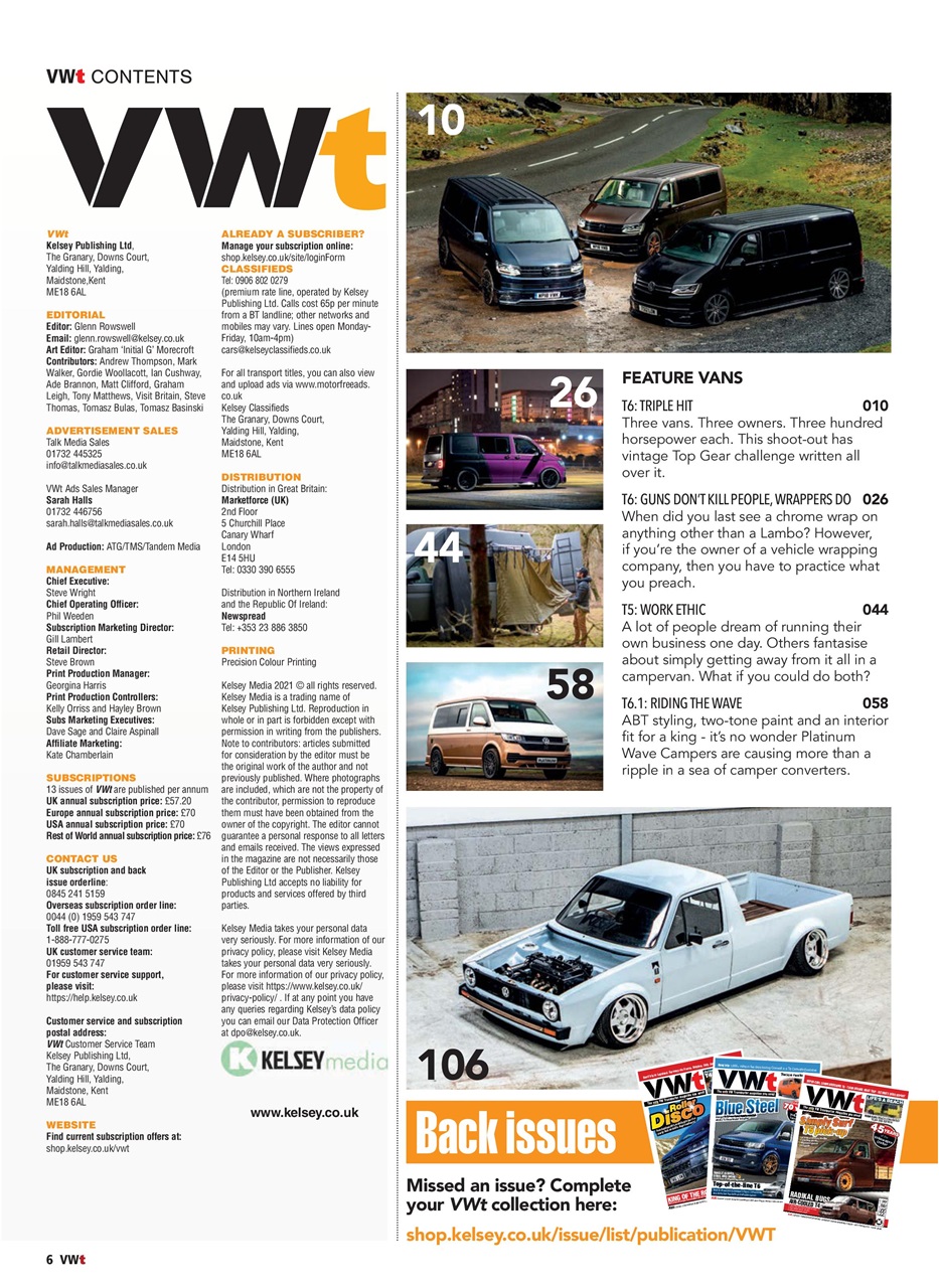 VWt Magazine Preview Pages