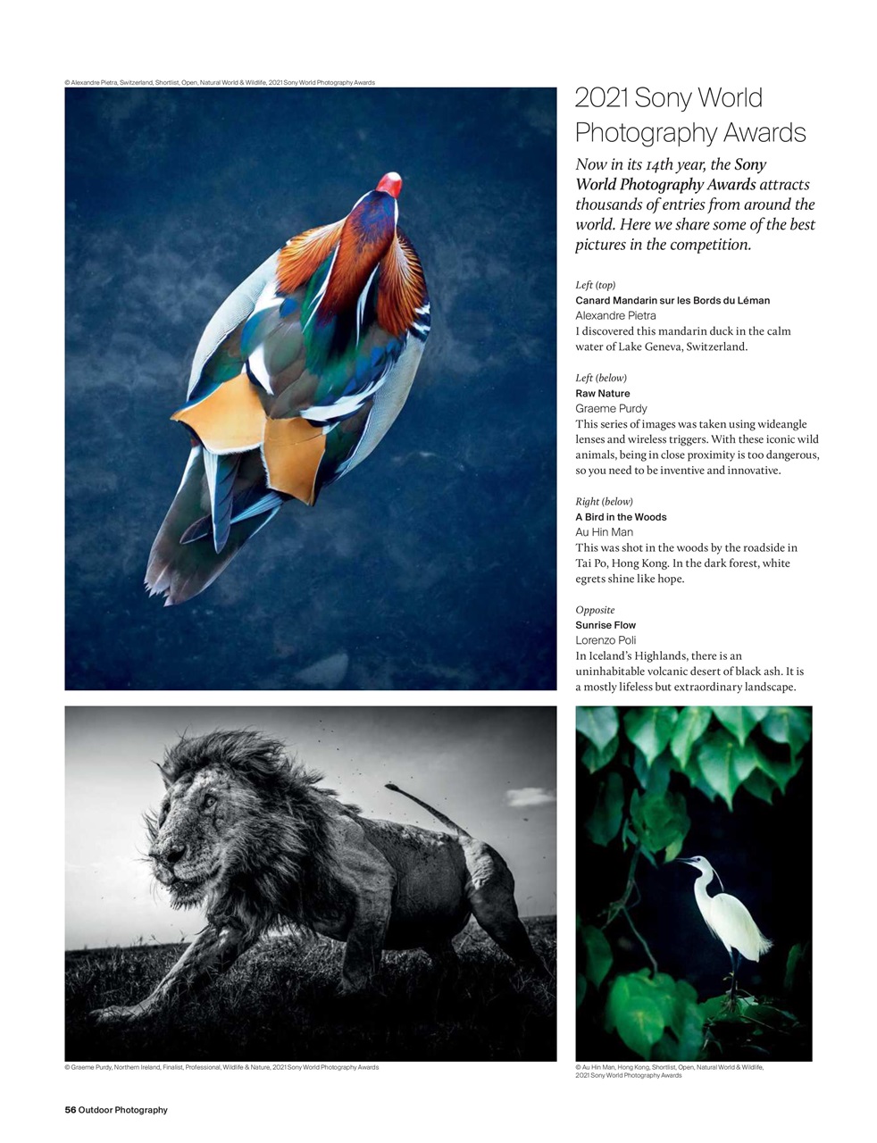 Outdoor Photography Preview Pages
