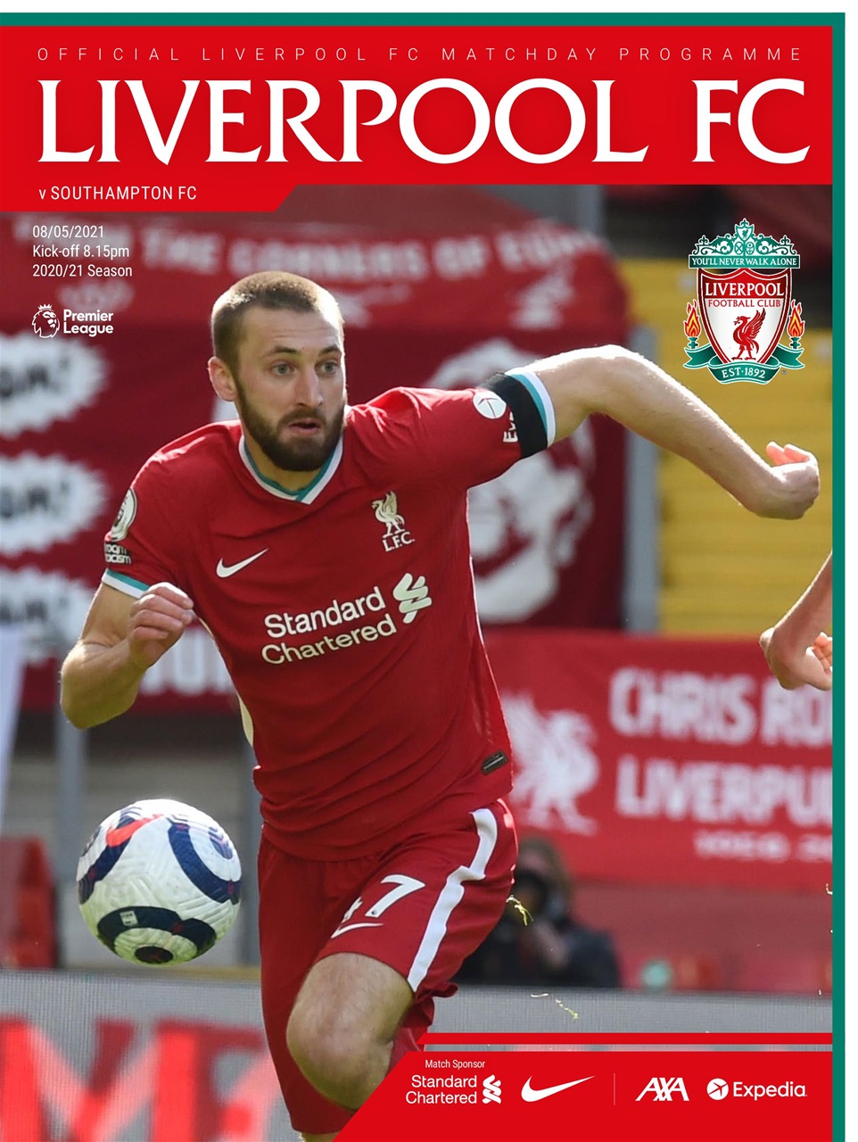 Liverpool FC Programmes Preview Pages