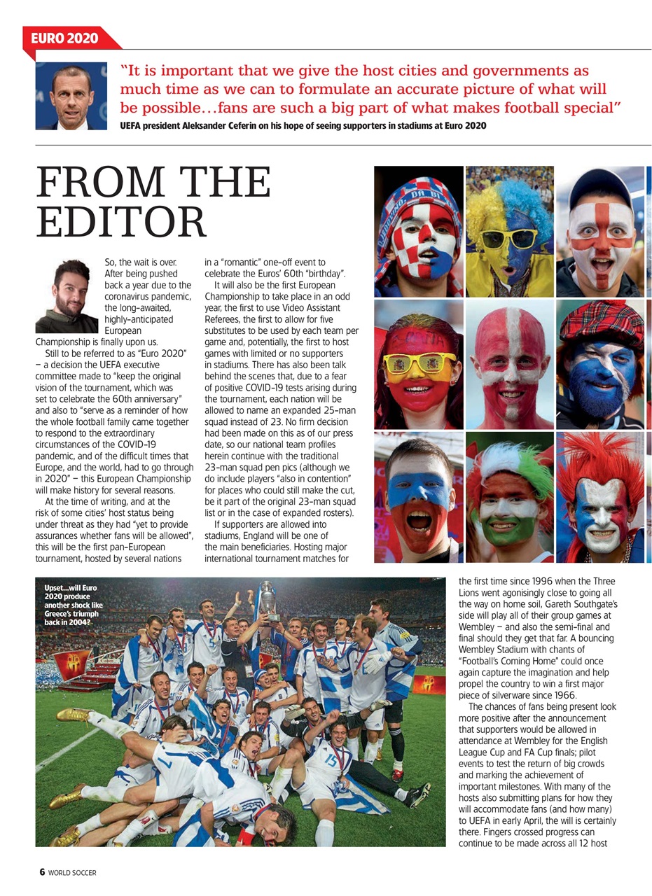 World Soccer Preview Pages