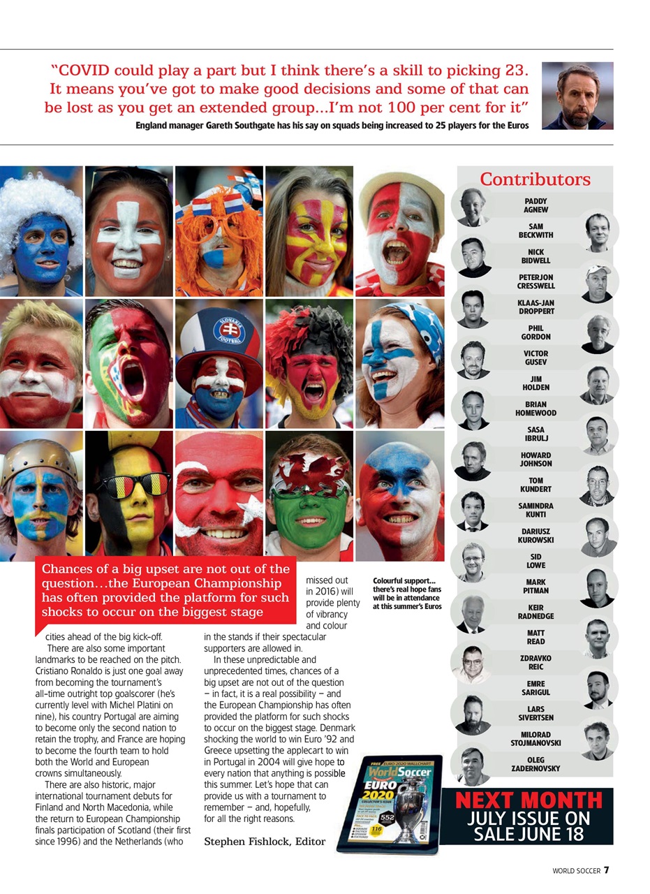 World Soccer Preview Pages