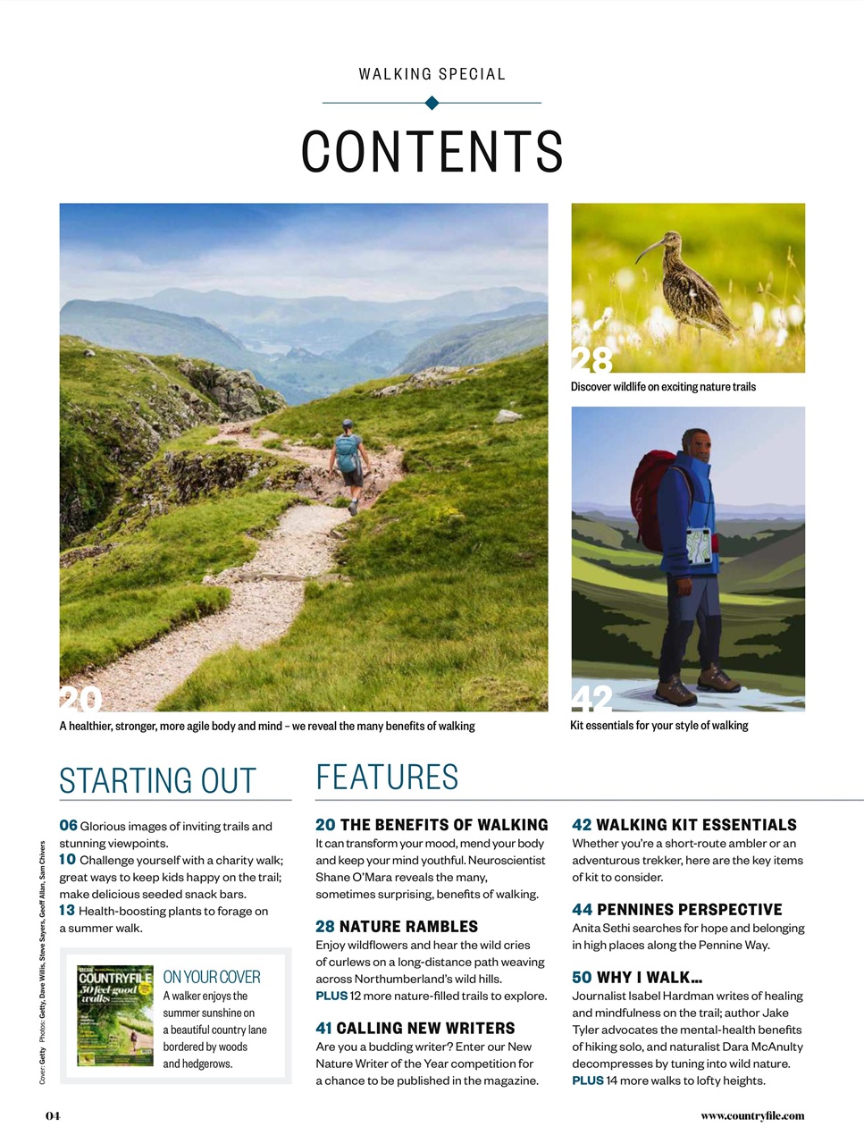 BBC Countryfile Magazine Preview Pages