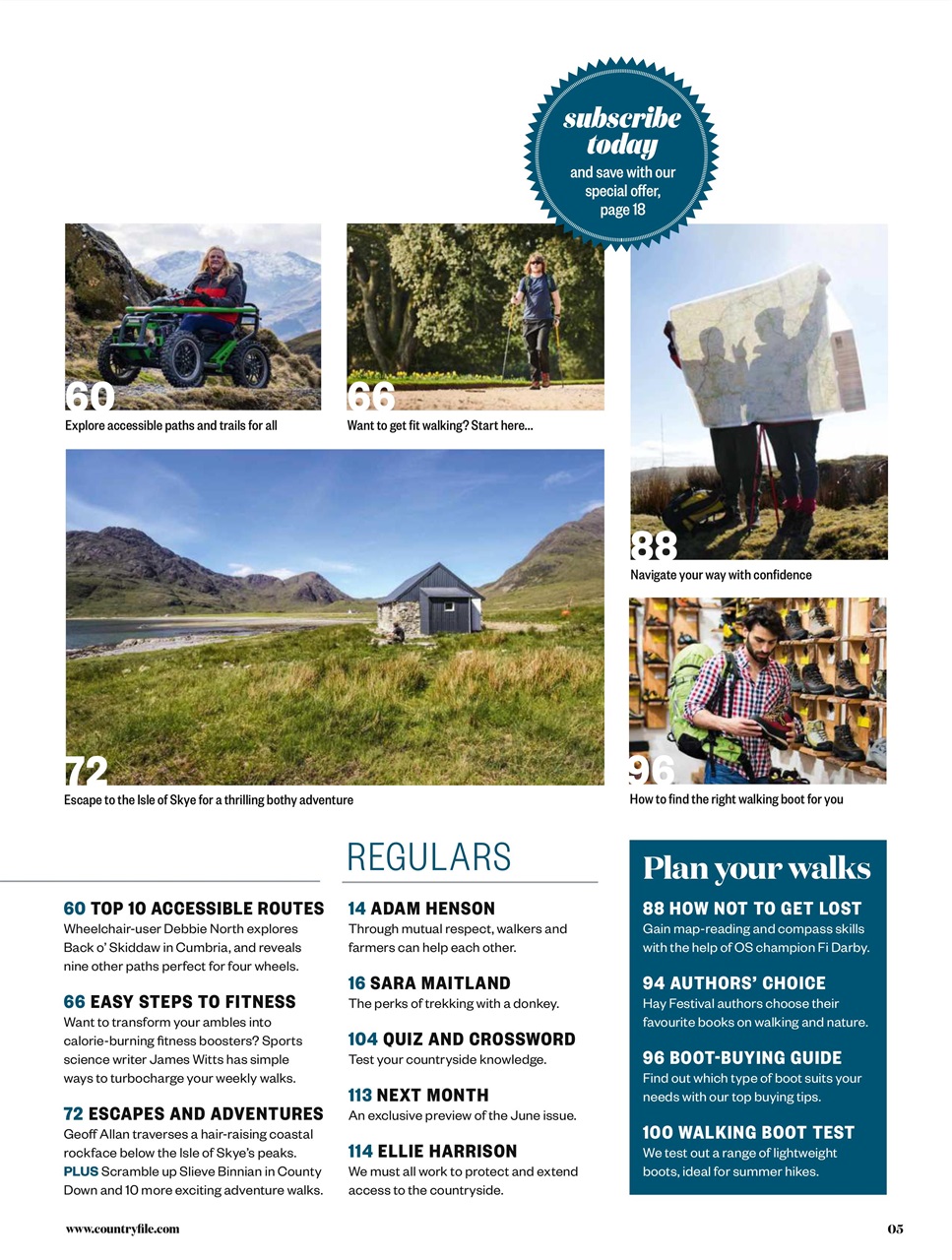 BBC Countryfile Magazine Preview Pages