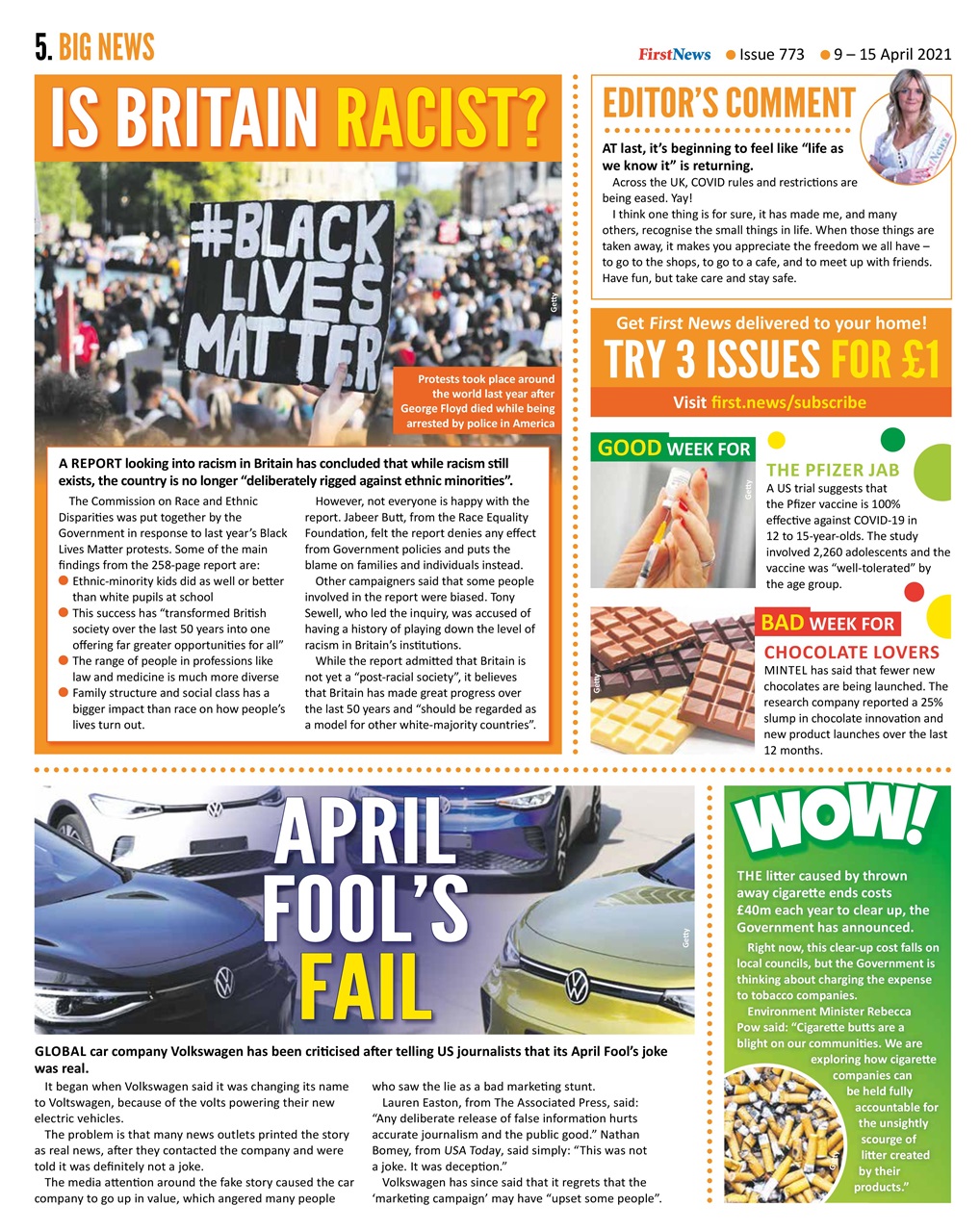 First News Preview Pages
