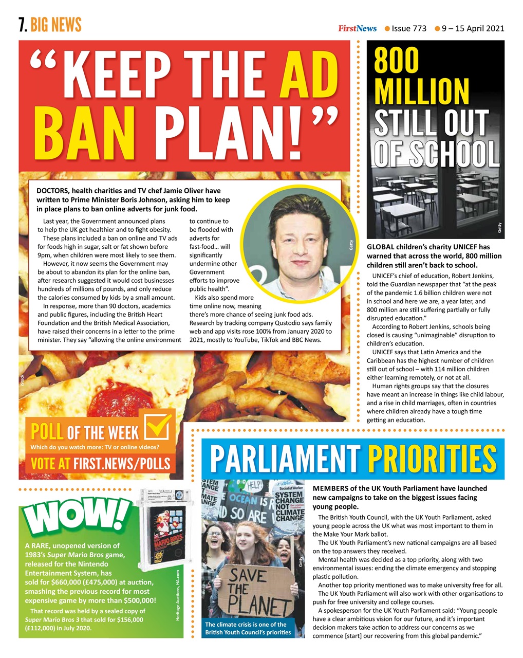 First News Preview Pages
