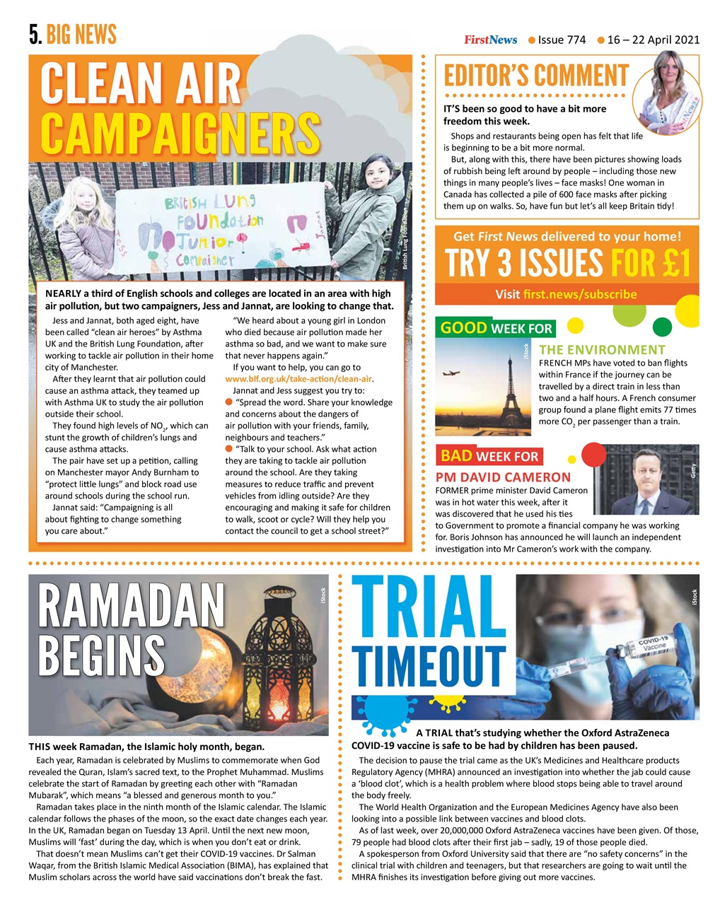 First News Preview Pages