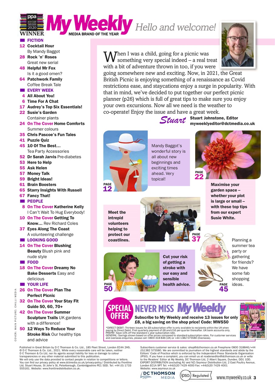 My Weekly Preview Pages