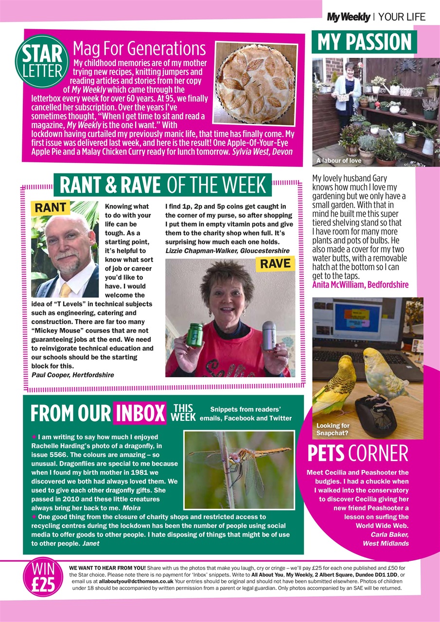 My Weekly Preview Pages