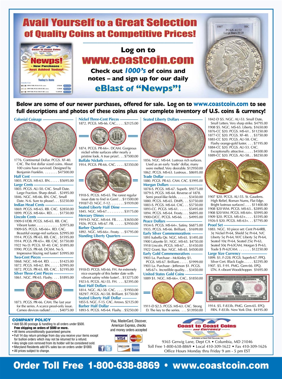 COINage Magazine Preview Pages