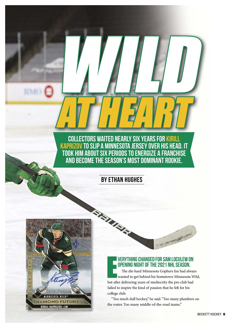 Beckett Hockey Magazine Preview Pages