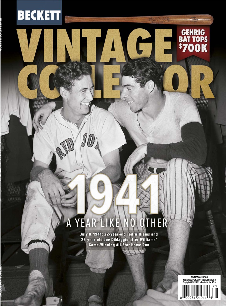 Beckett Vintage Collector Magazine Preview Pages
