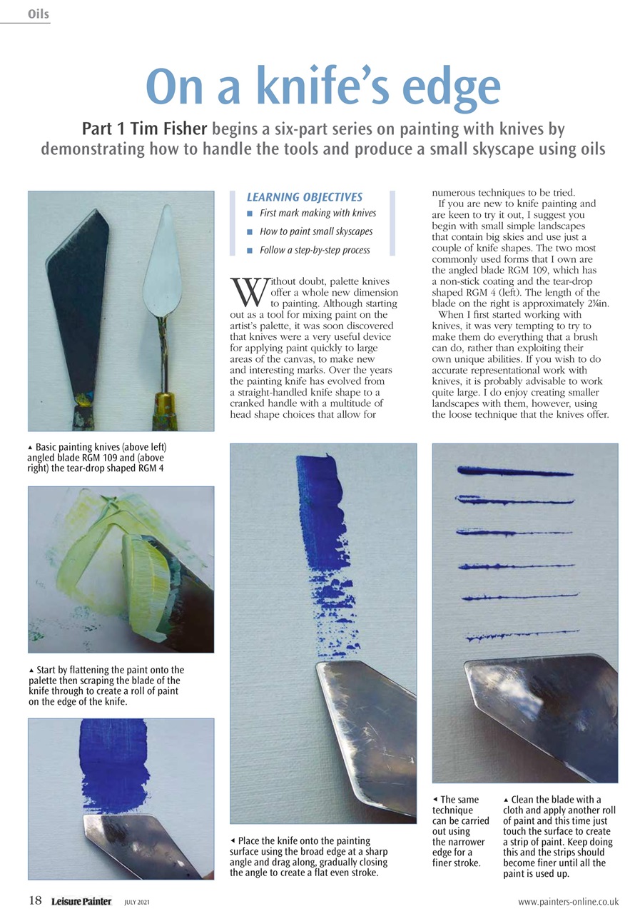 Leisure Painter & The Artist Preview Pages