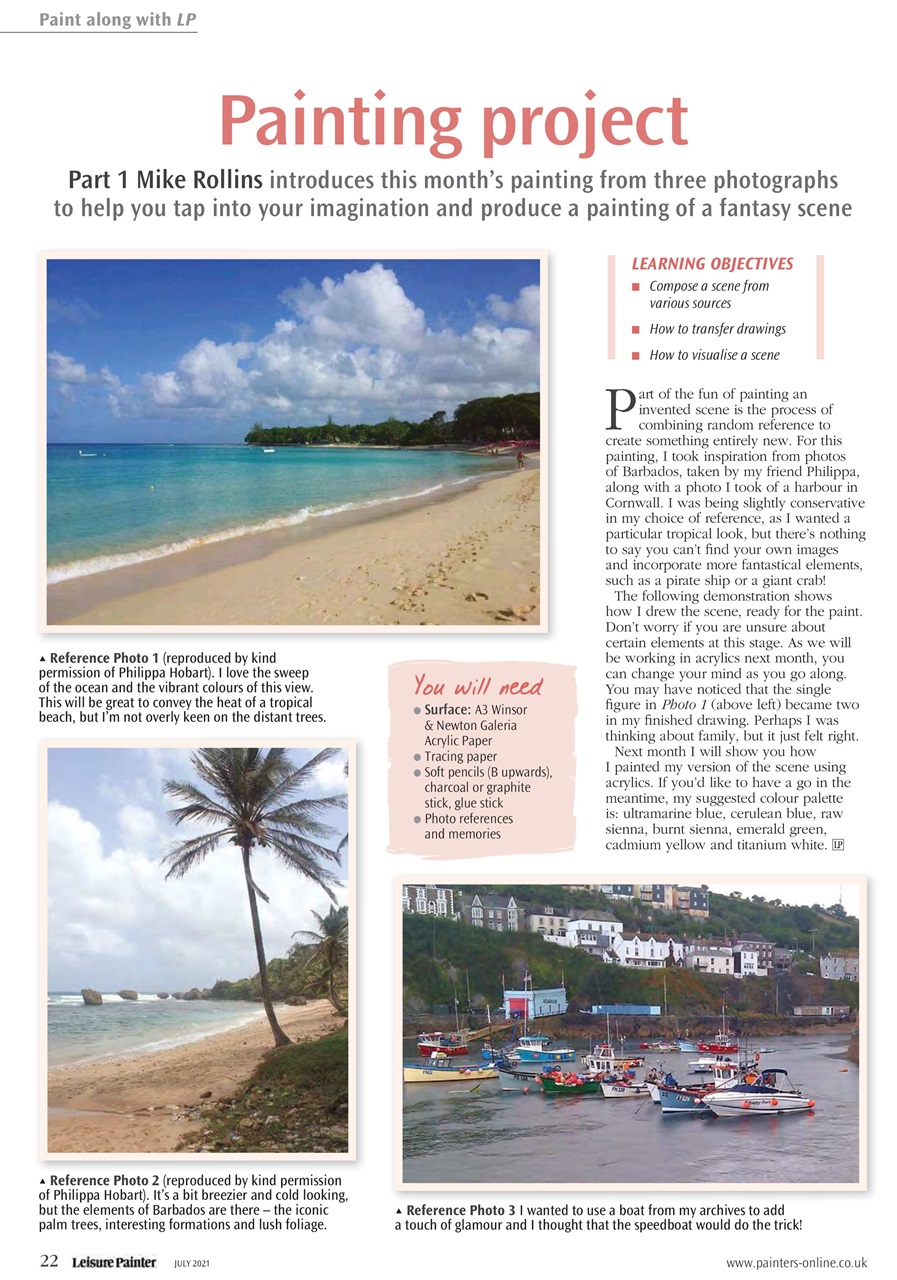 Leisure Painter & The Artist Preview Pages