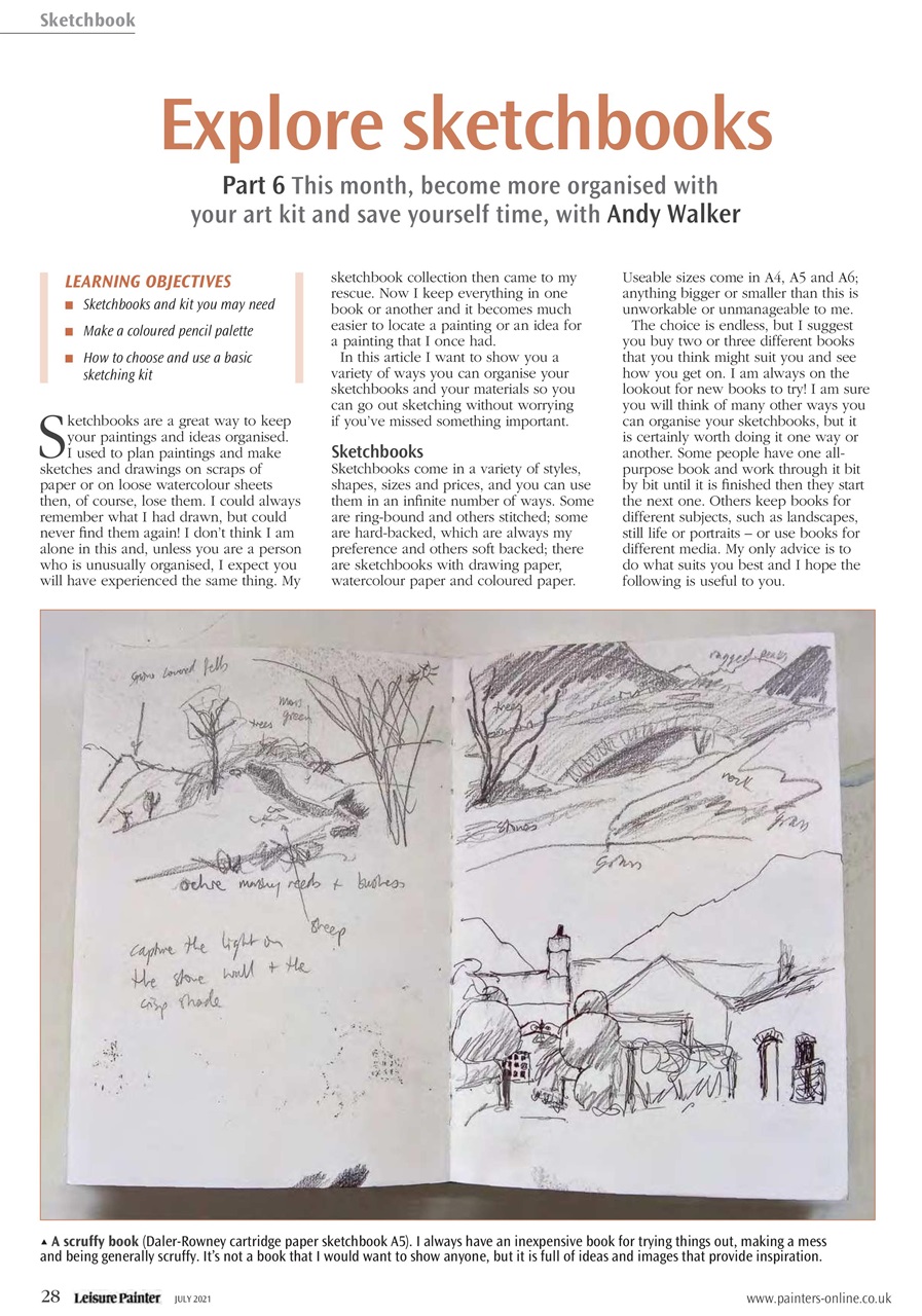 Leisure Painter & The Artist Preview Pages