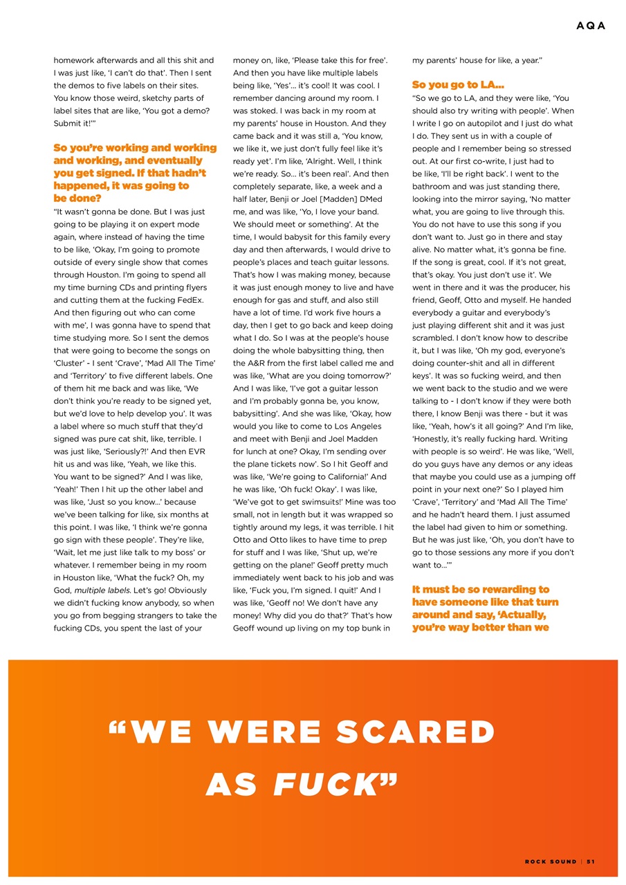 Rock Sound Magazine Preview Pages