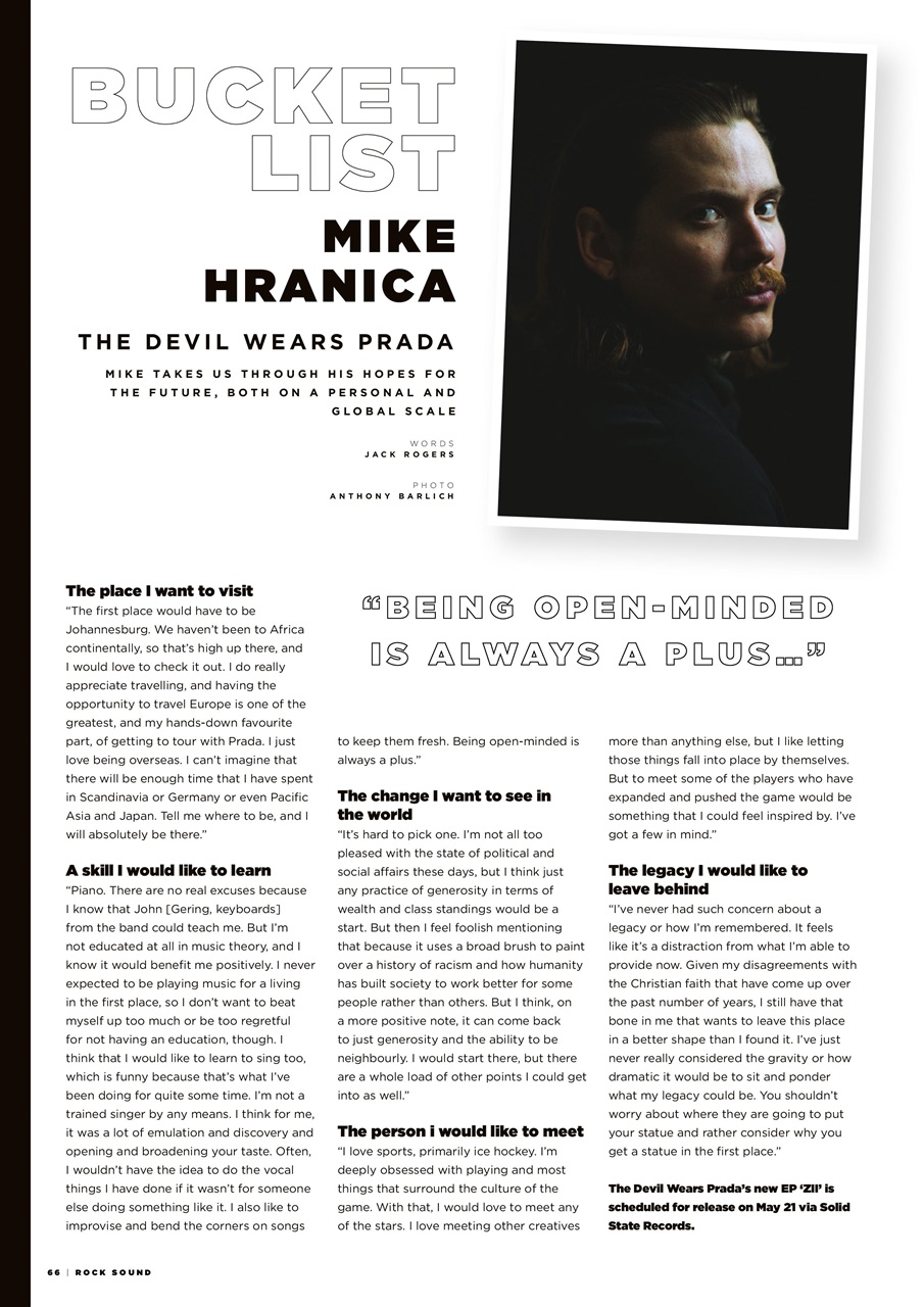 Rock Sound Magazine Preview Pages