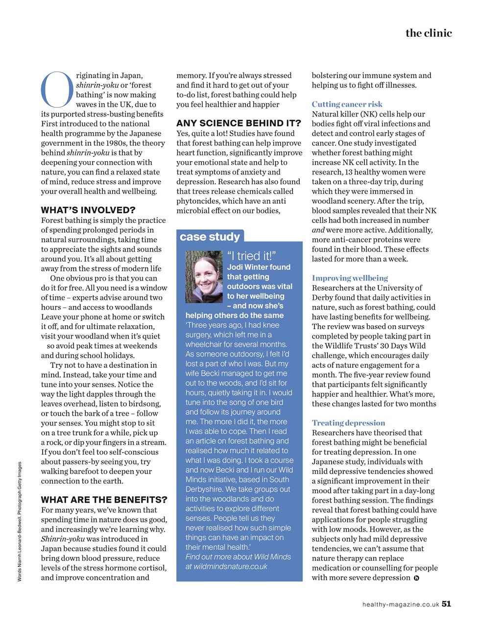 Healthy Magazine Preview Pages