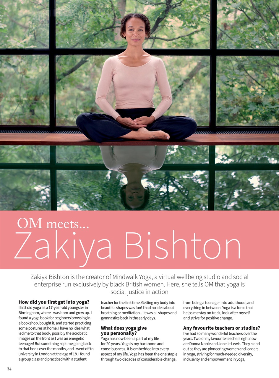 OM Yoga Magazine Preview Pages