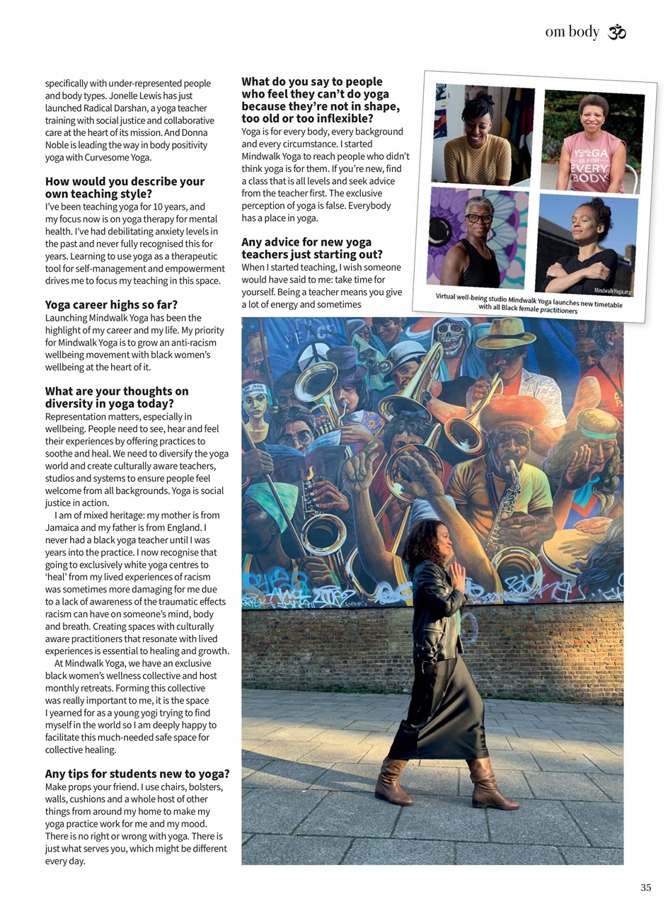 OM Yoga Magazine Preview Pages