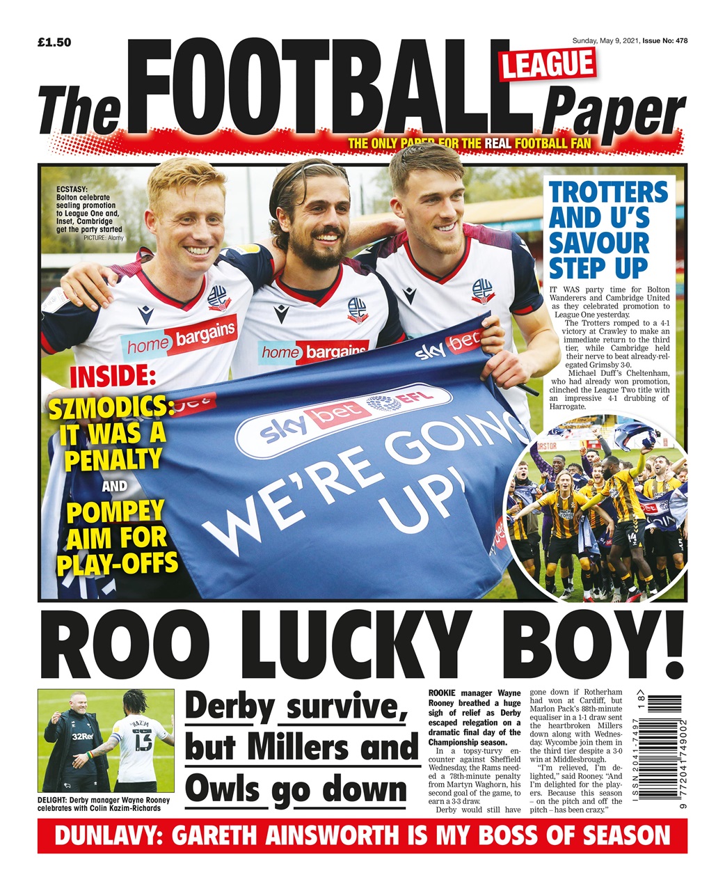 The Football League Paper Preview Pages