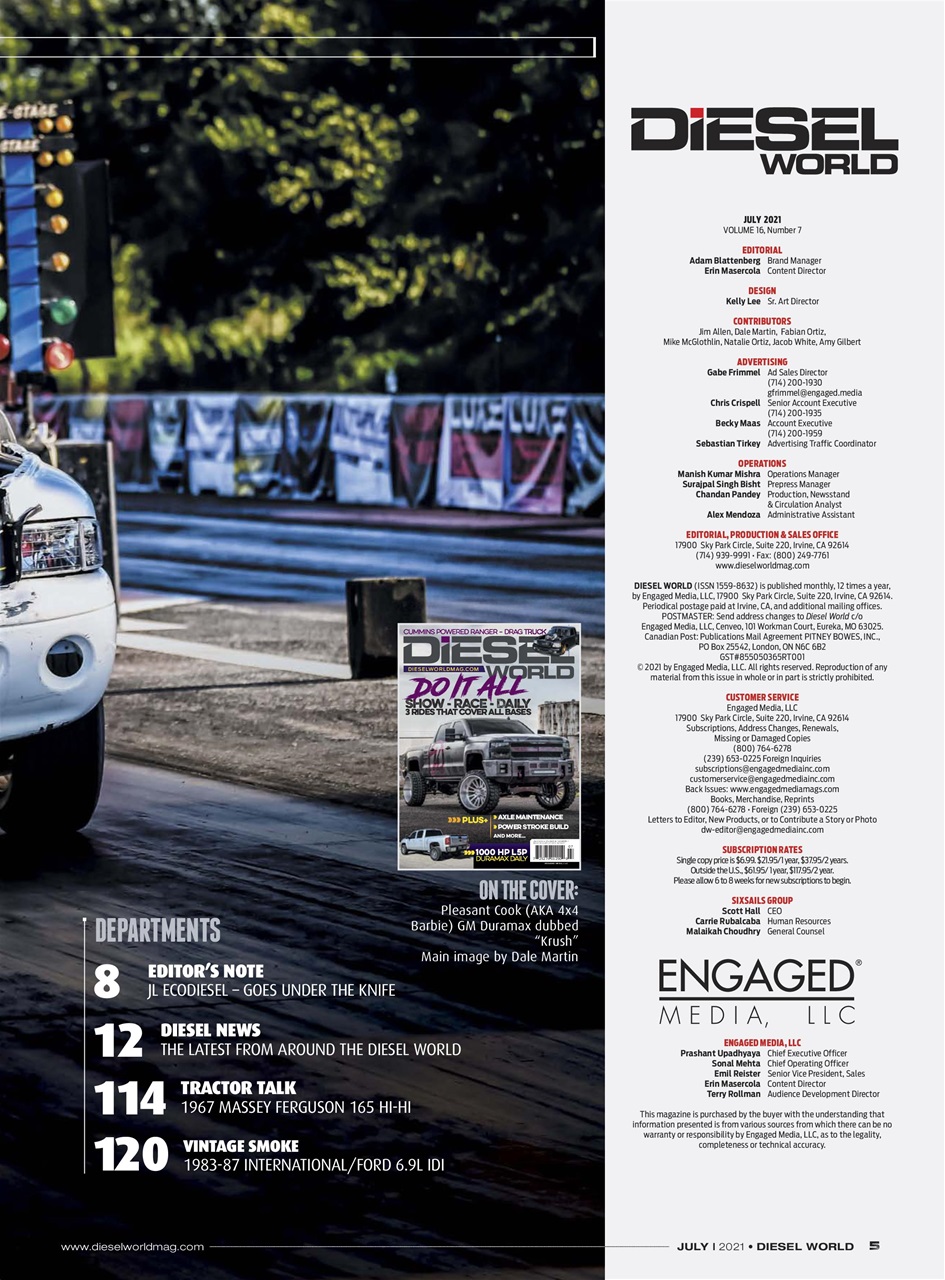 Diesel World Preview Pages