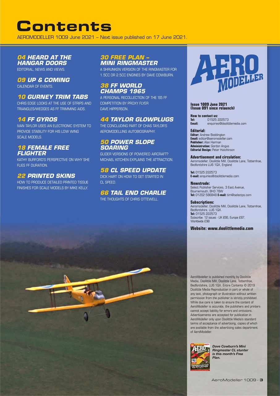 AeroModeller Preview Pages