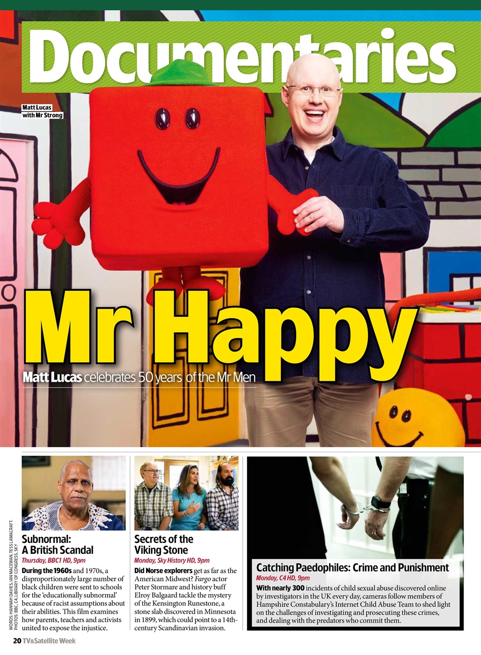 TV & Satellite Week Preview Pages