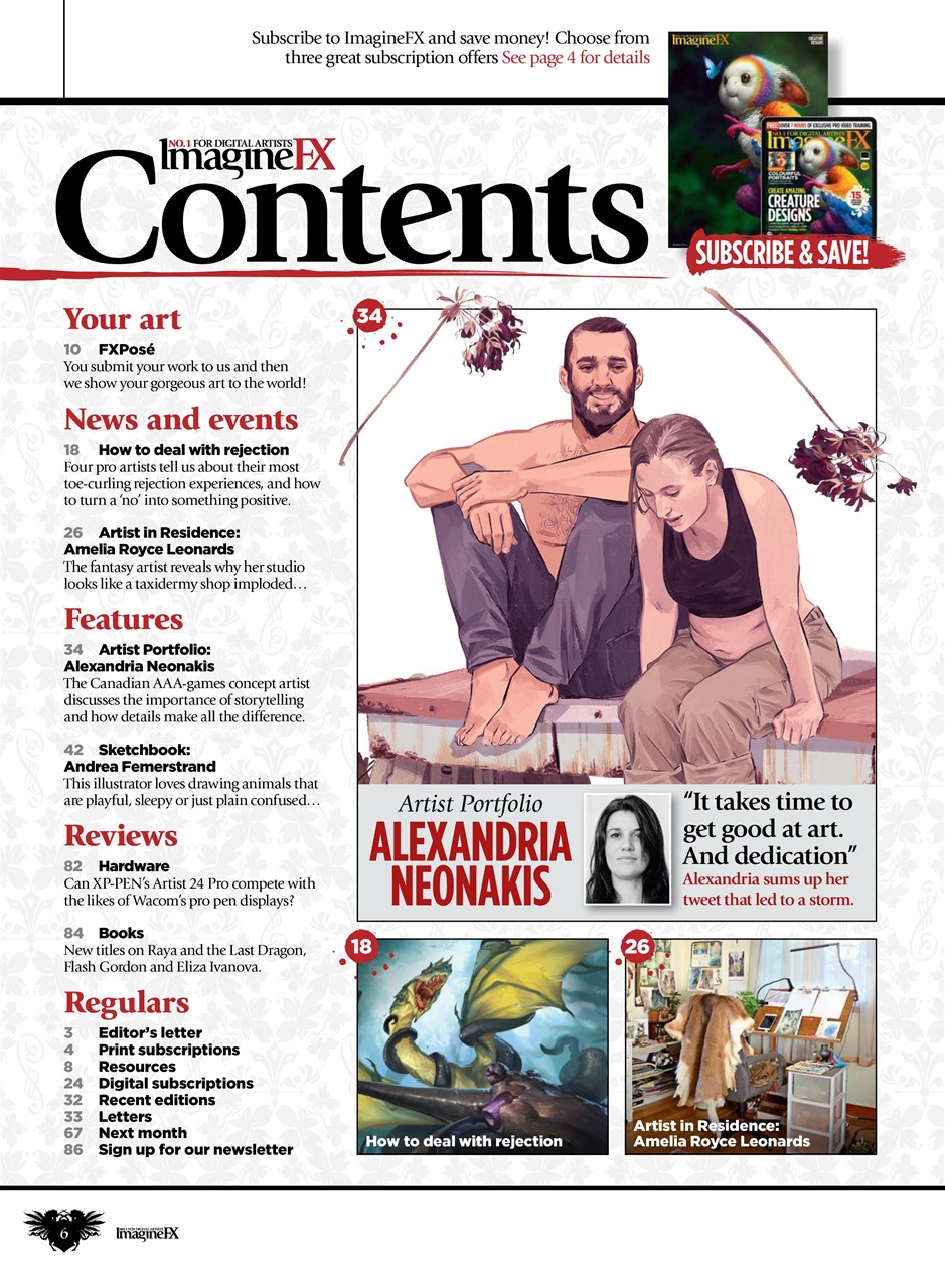 ImagineFX Preview Pages