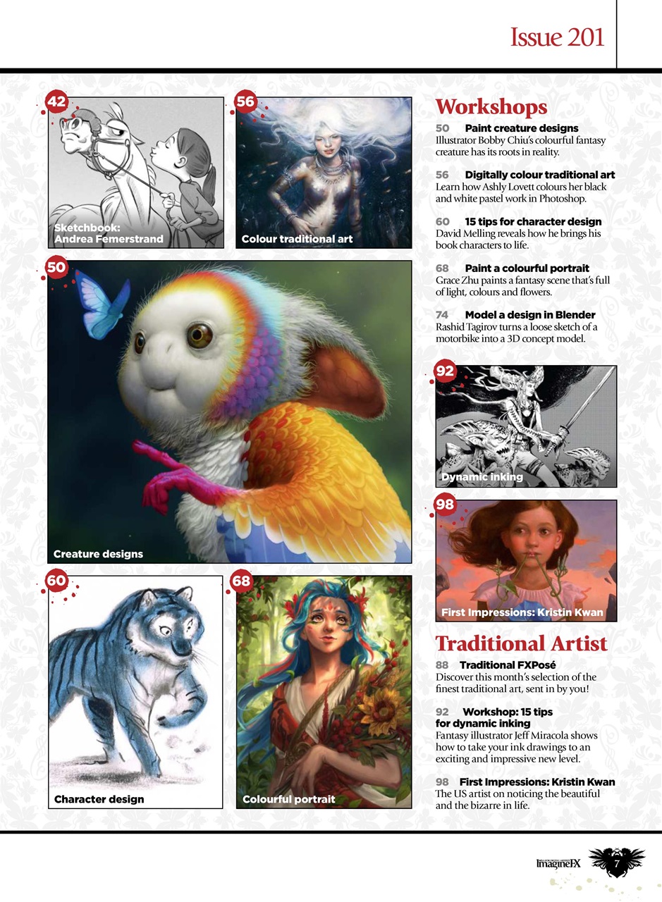 ImagineFX Preview Pages