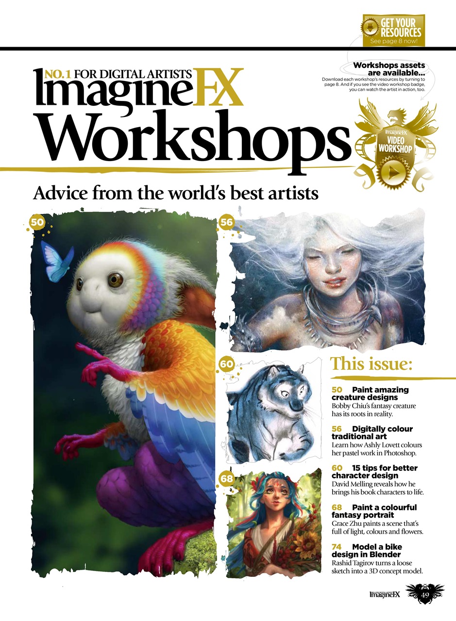 ImagineFX Preview Pages