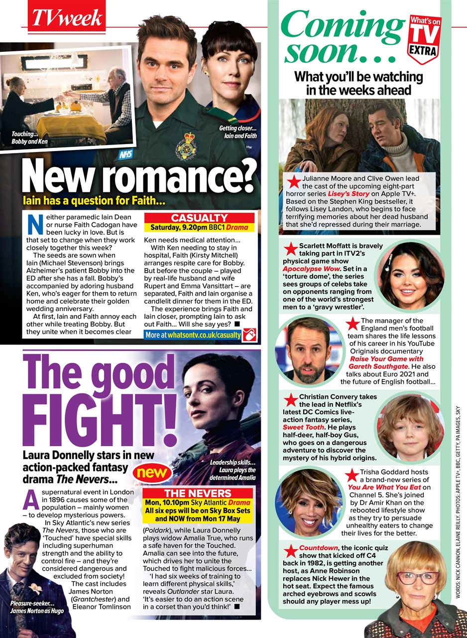 What's on TV Preview Pages