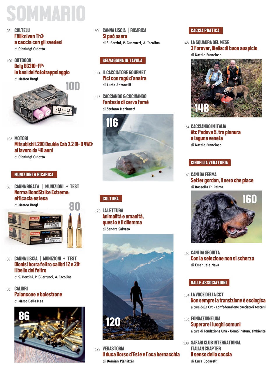 Caccia Magazine Preview Pages