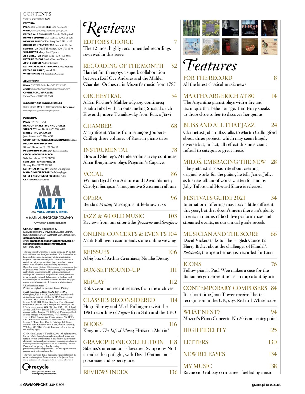 Gramophone Preview Pages