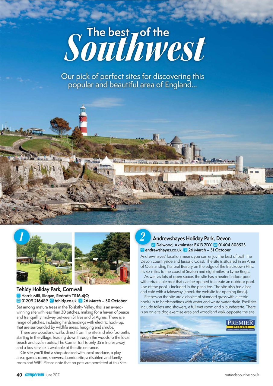 Campervan Preview Pages