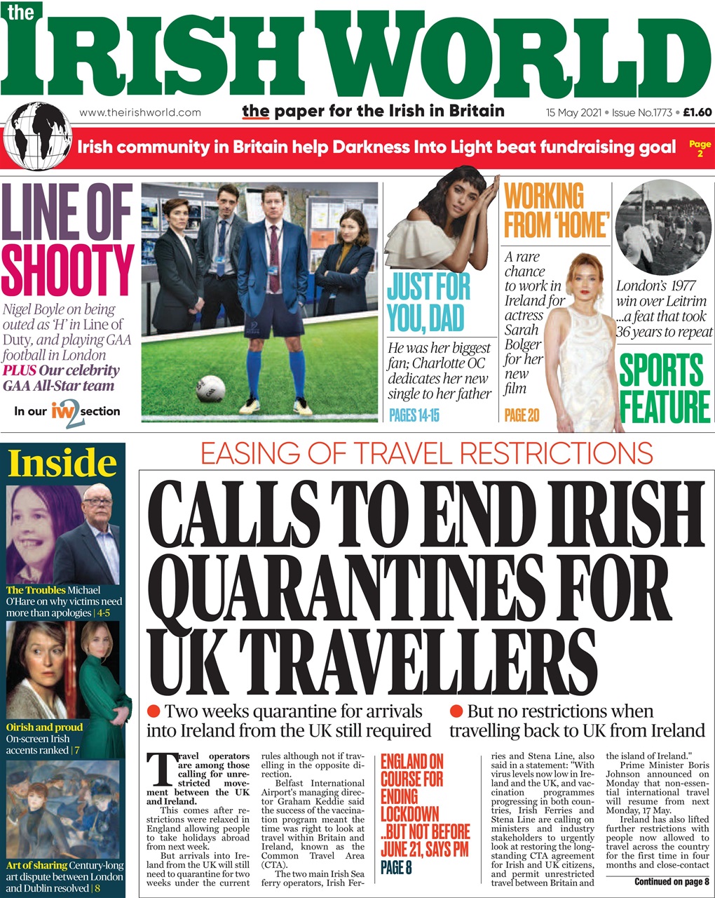 Irish World Preview Pages