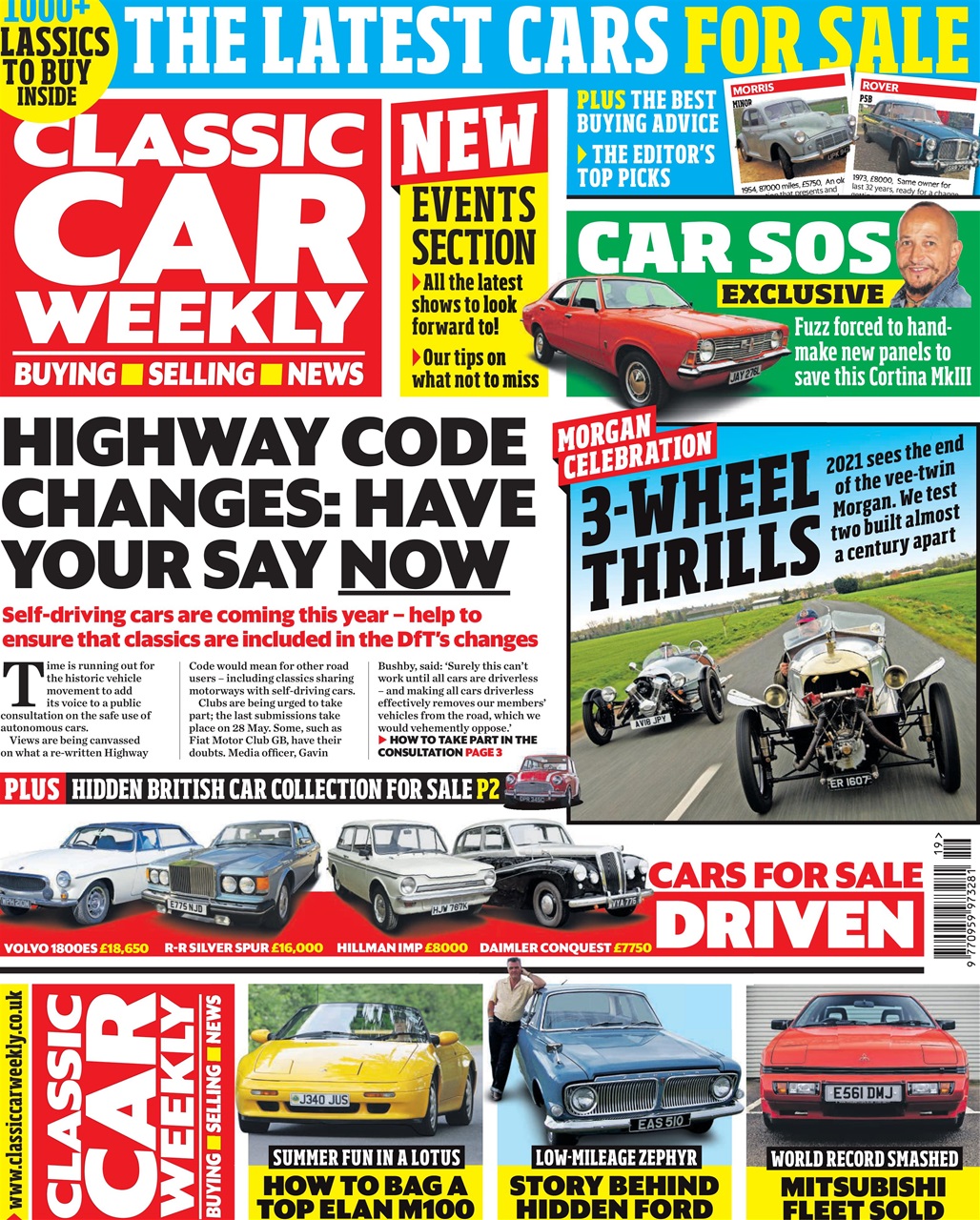 Classic Car Weekly Preview Pages