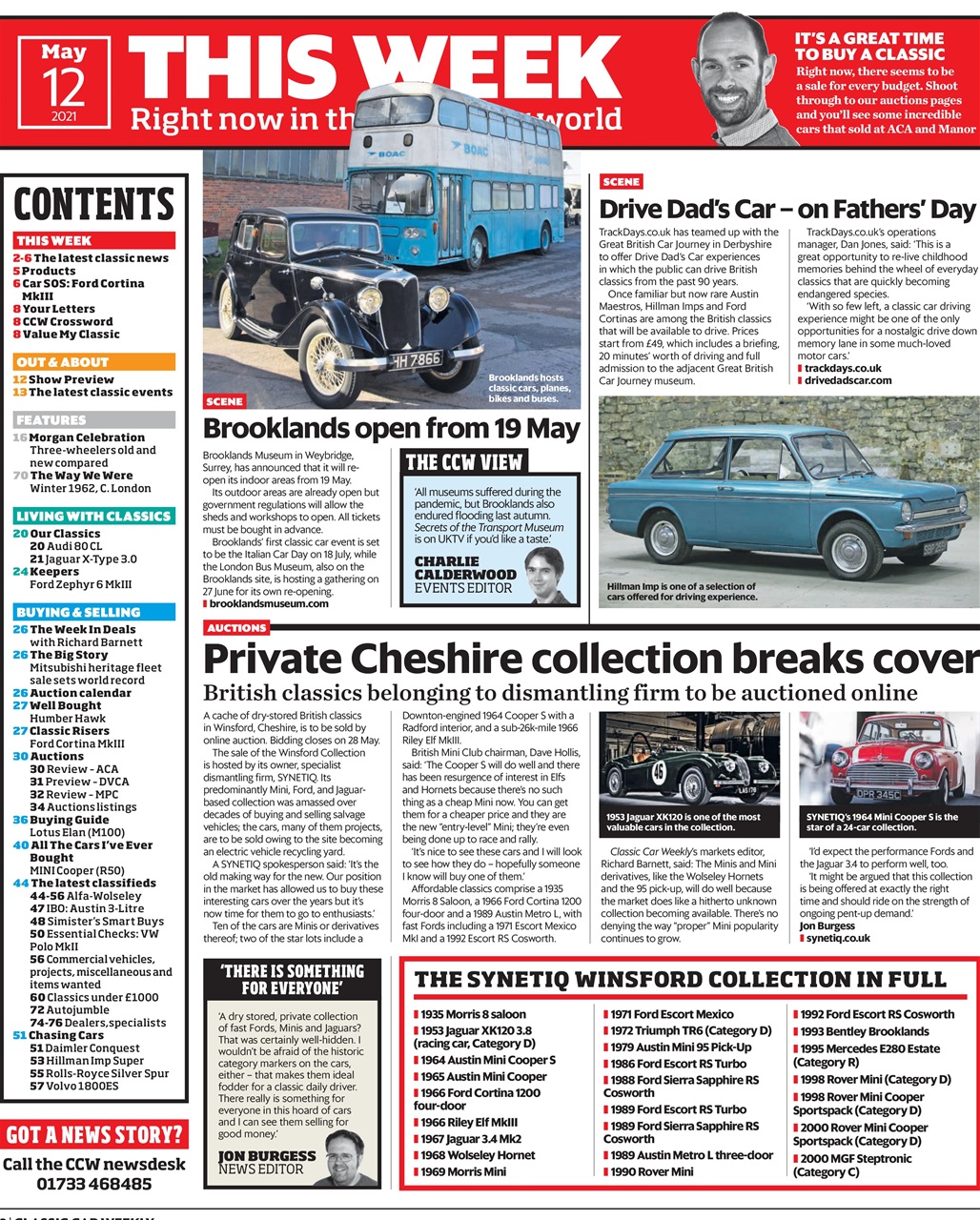 Classic Car Weekly Preview Pages