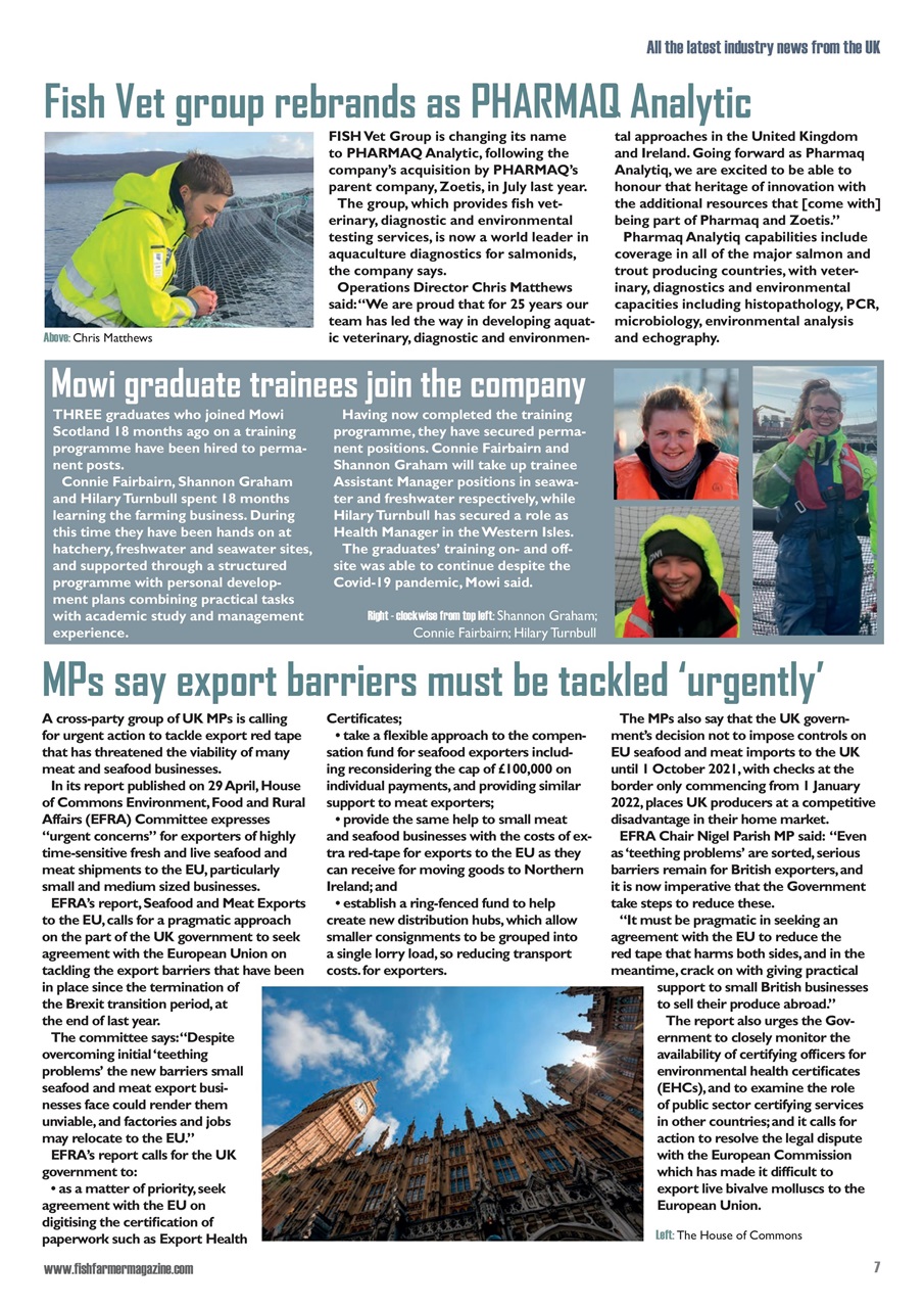 Fish Farmer Magazine Preview Pages