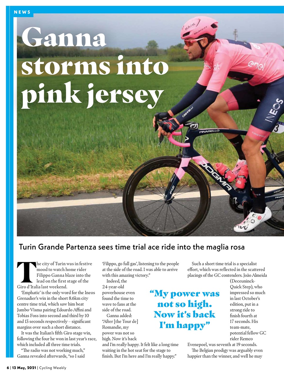 Cycling Weekly Preview Pages