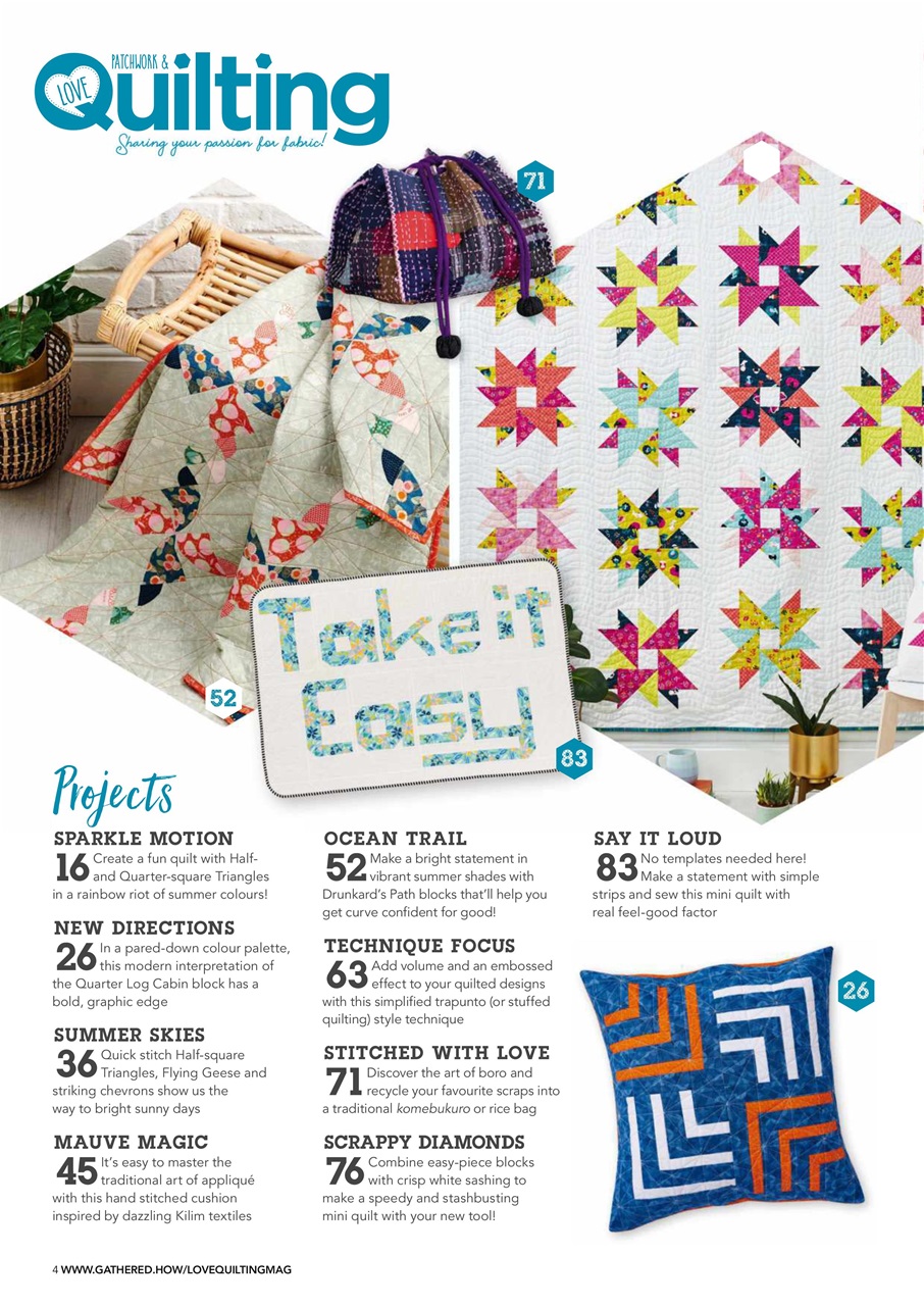 Love Patchwork & Quilting Preview Pages