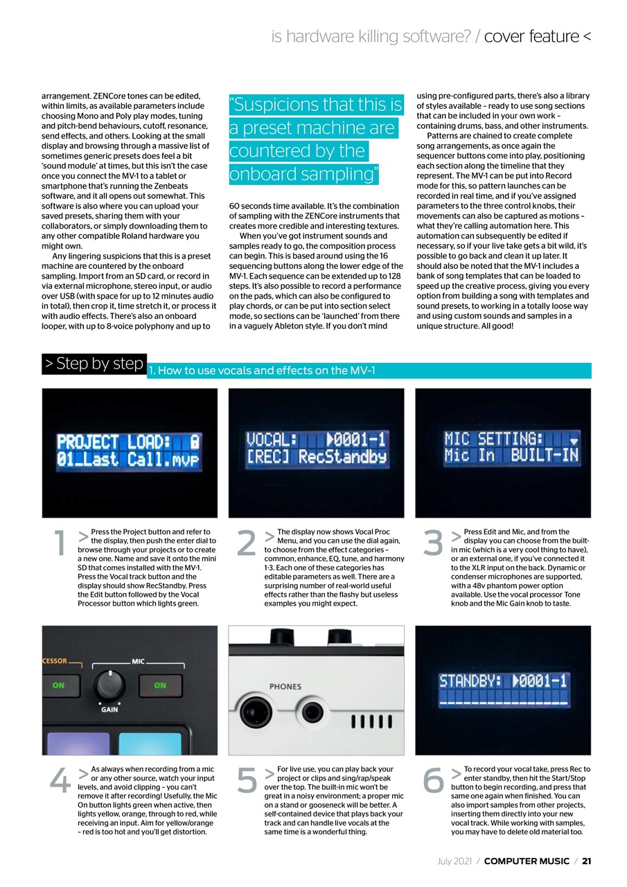 Computer Music Preview Pages