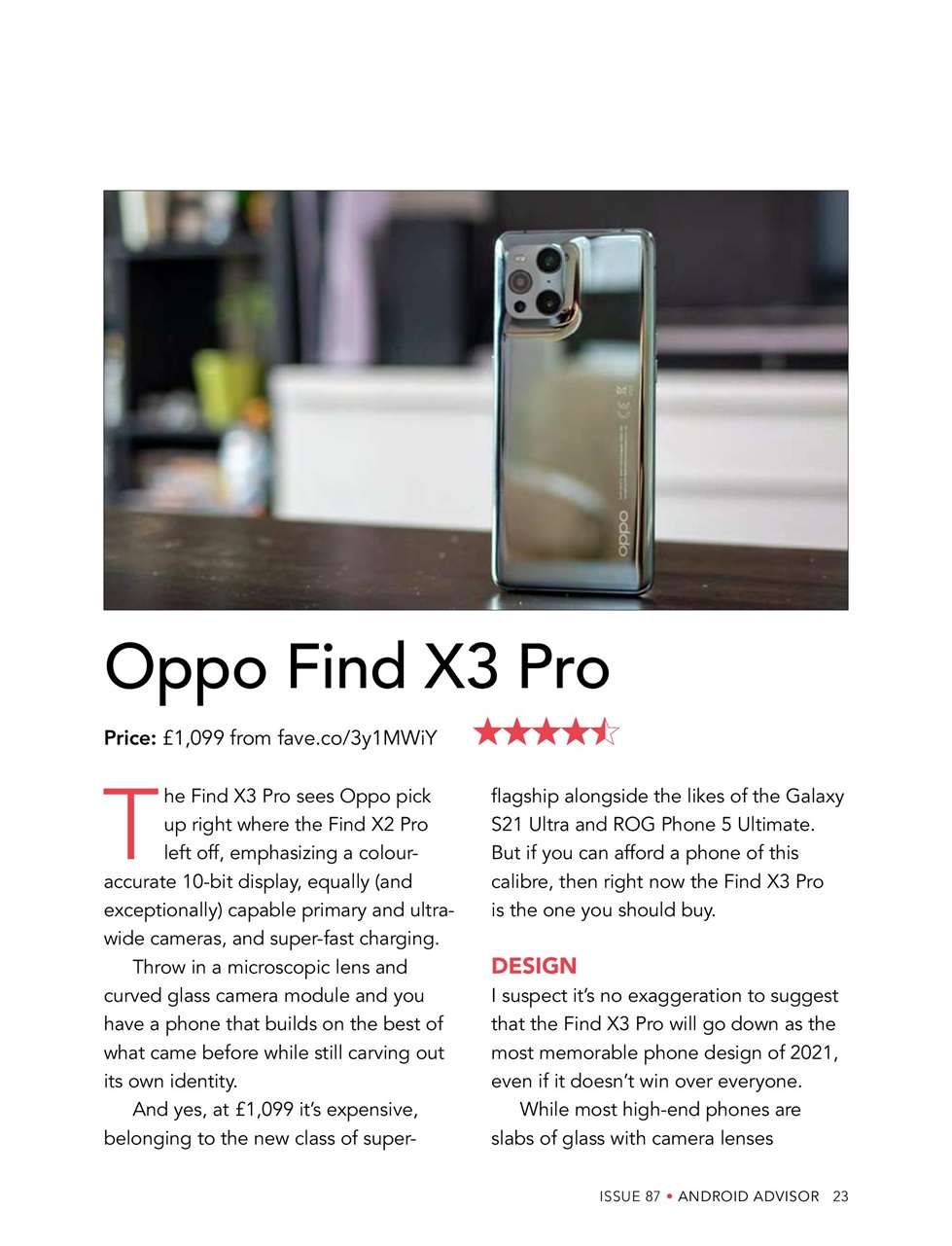 Android Advisor Preview Pages