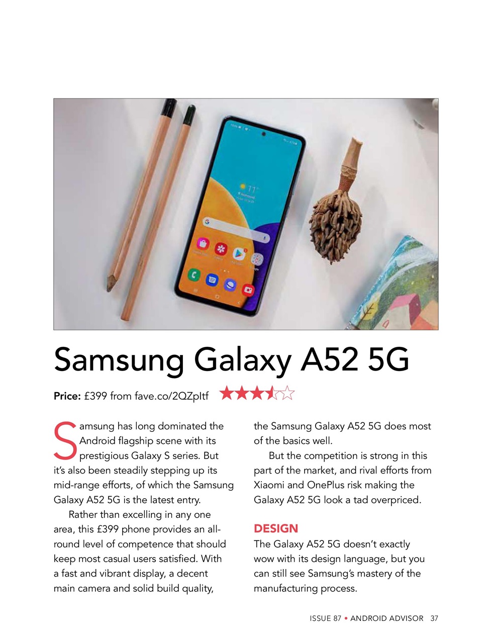 Android Advisor Preview Pages