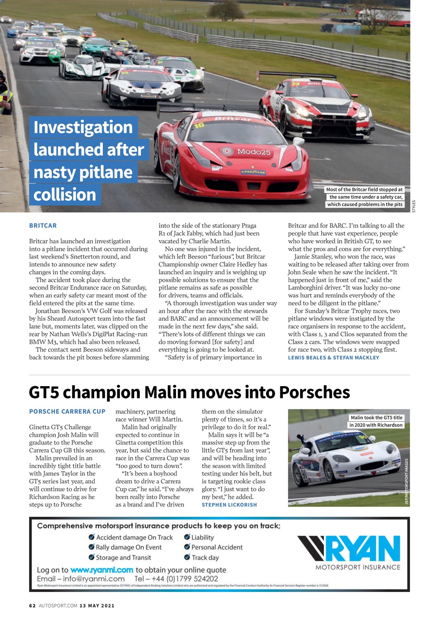 Autosport Preview Pages