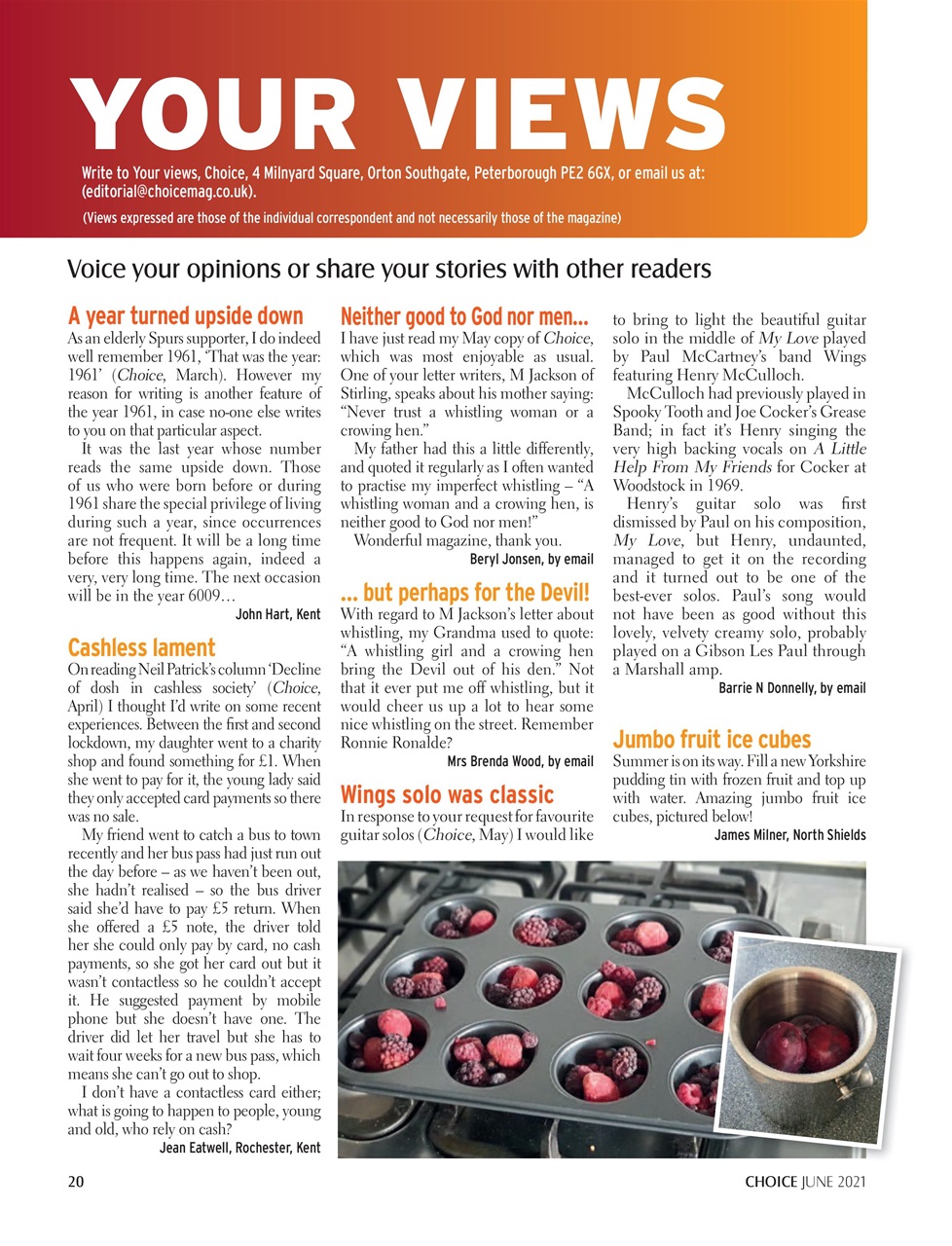 Choice Magazine Preview Pages