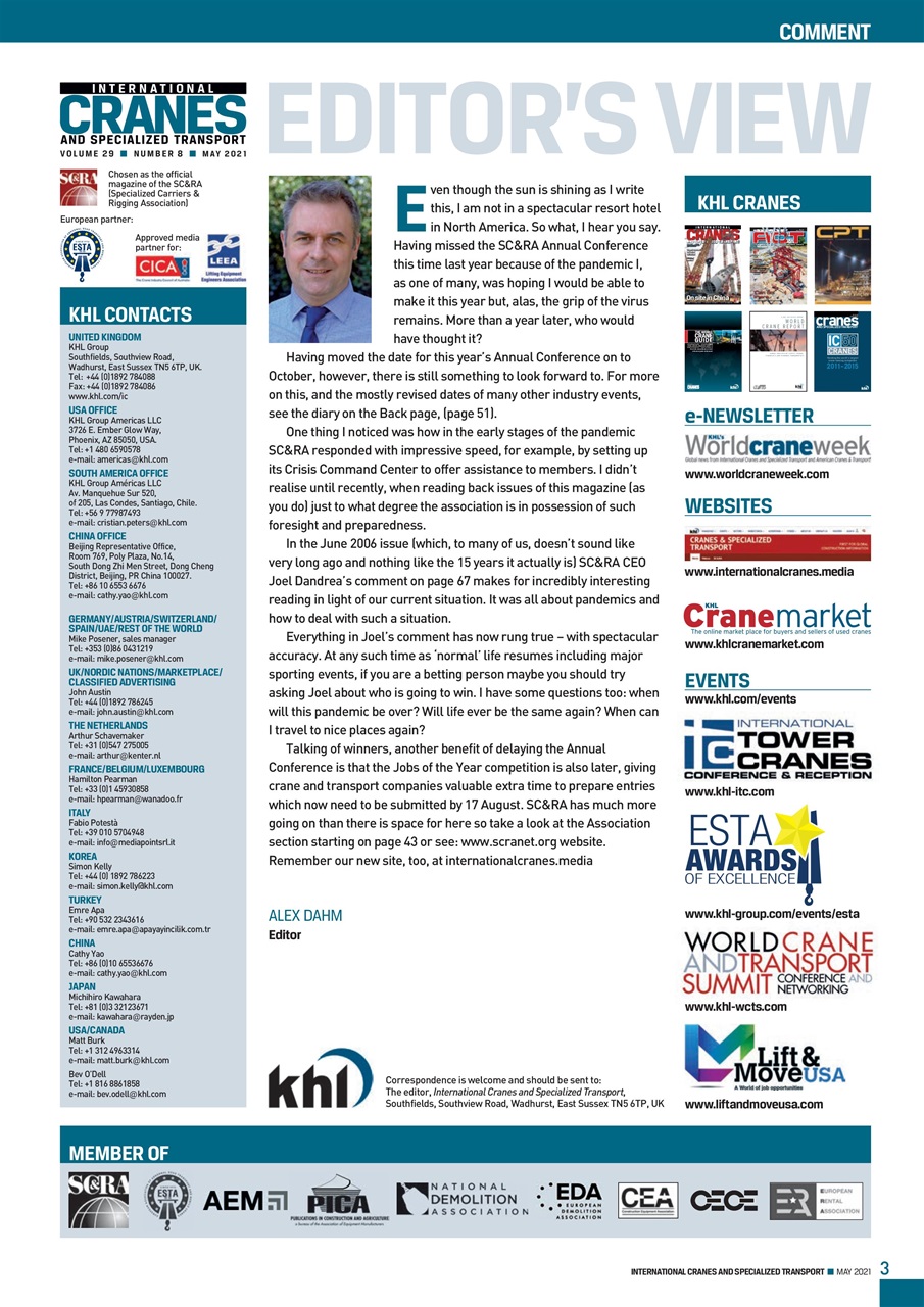 Int. Cranes and Specialized Transp Preview Pages