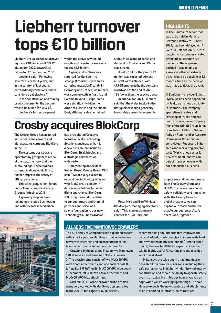 Int. Cranes and Specialized Transp Preview Pages