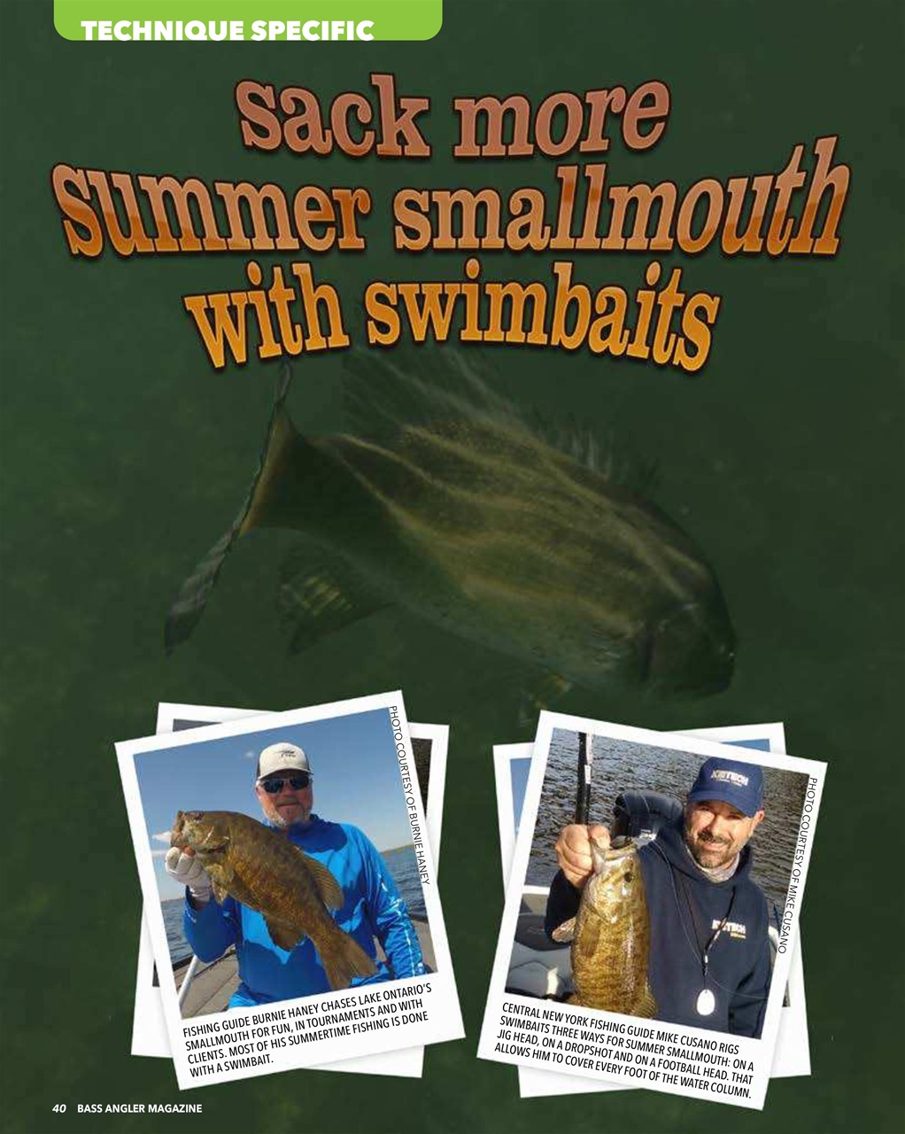 BASS ANGLER MAGAZINE Preview Pages