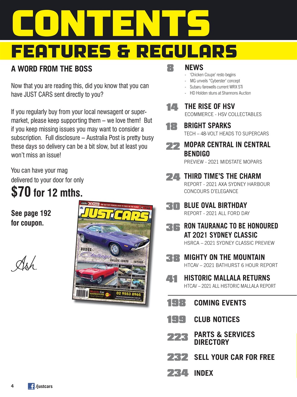 JUST CARS Preview Pages