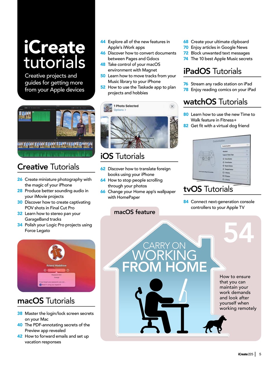 iCreate Preview Pages
